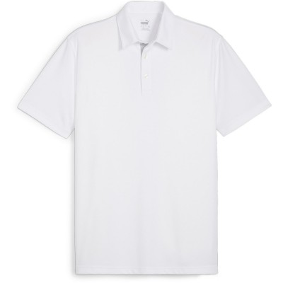 мъжка,блуза,с,яка,разпродажба,puma,мъжки,горнища,за,голф,облекла,за,голф,всички,облекла,за,голф,puma,pure,solid,polo,shirt,mens,white,glow