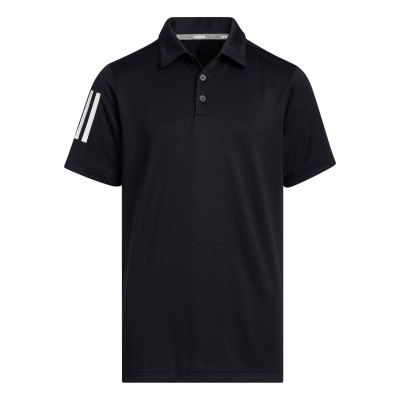 детска,блуза,с,яка,детски,блузи,с,яка,adidas,3,stripe,polo,shirt,junior,boys,black