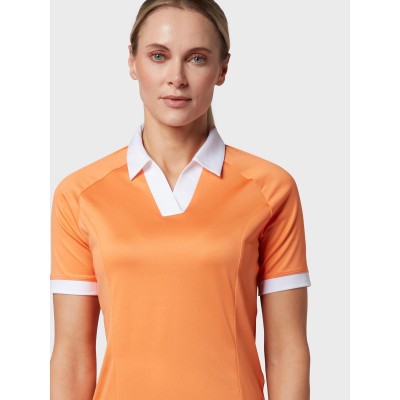 дамска,блуза,с,яка,callaway,women,s,short,sleeve,performance,polo,shirt,nectarine