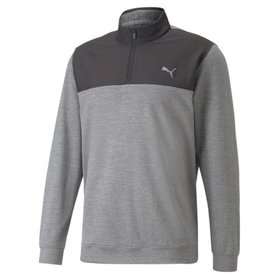 разпродажба,puma,мъжки,пуловери,облекла,за,голф,puma,cloudspun,quarter,zip,mens,black,shade