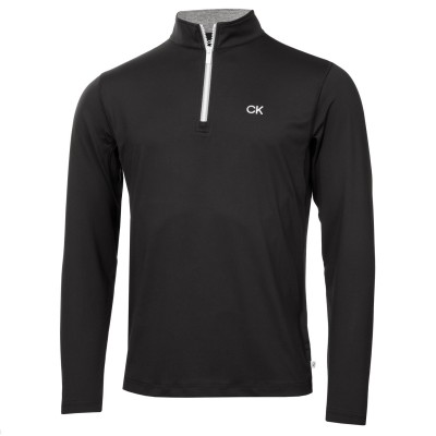 мъжки,пуловери,облекла,за,голф,всички,облекла,за,голф,calvin,klein,golf,golf,albany,half,zip,pullover,mens,black