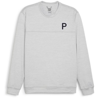 мъжки,пуловер,облекла,на,разпродажба,разпродажба,puma,облекла,за,голф,puma,cloudspun,patch,crewneck,jumper,mens,ash,gray