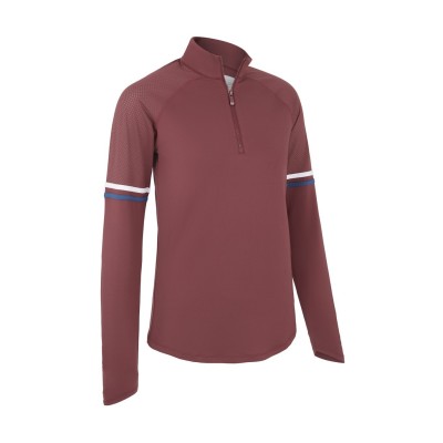 пуловер,дамски,плетени,дрехи,облекла,за,голф,original,penguin,golf,women's,zipped,pullover,jumper,cordovan