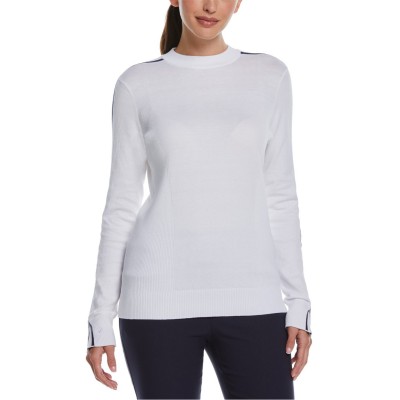 пуловер,дамски,плетени,дрехи,облекла,за,голф,callaway,mock,jumper,ld99,bright,white