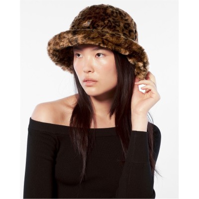 всички,шапки,плажни,шапки,аксесоари,на,разпродажба,kangol,faux,fur,casual,bucket,hat,leopard