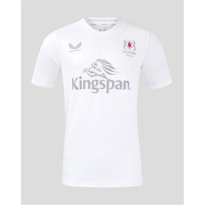 мъжка,футболна,фланелка,ръгби,облекла,ръгби,фланелки,castore,ulster,home,shirt,2024,2025,mens,white
