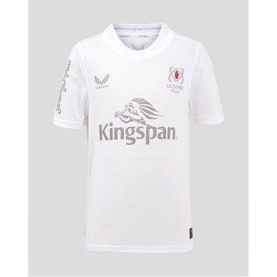 юношеска,фланелка,ръгби,облекла,ръгби,фланелки,castore,ulster,home,jersey,2025,junior,white