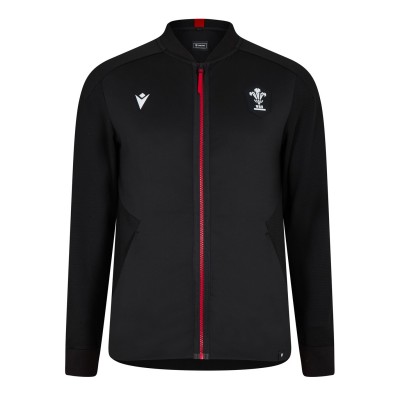 яке,macron,welsh,rugby,union,anthem,jacket,2024,2025,adults,black