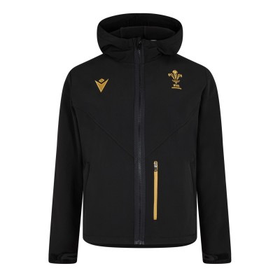 яке,macron,welsh,rugby,union,jacket,2024,2025,adults,blk,gold