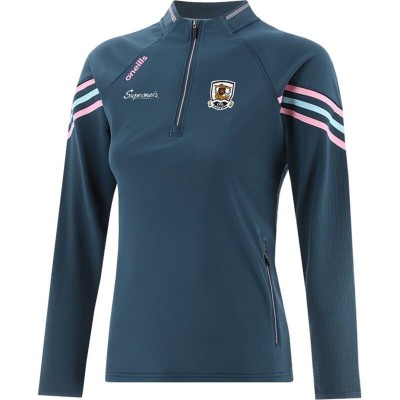 дамско,горнище,с,цип,дамски,плетени,дрехи,oneills,galway,weston,half,zip,brushed,top,ladies,teal,candy,mint