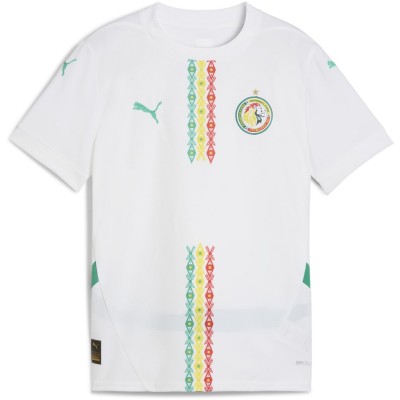 юношеска,футболна,фланелка,puma,senegal,home,shirt,2025,juniors,white,green