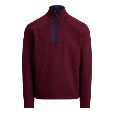яке,мъжки,якета,polo,ralph,lauren,men,s,rlx,cotton,long,sleeve,half,zip,performance,golf,jacket,rich,ruby