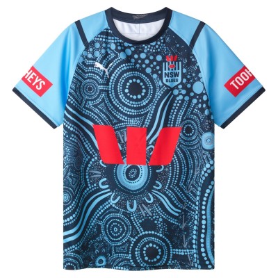 мъжки,тениски,ръгби,облекла,ръгби,фланелки,puma,new,south,wales,blues,indigenous,shirt,2024,adults,blue