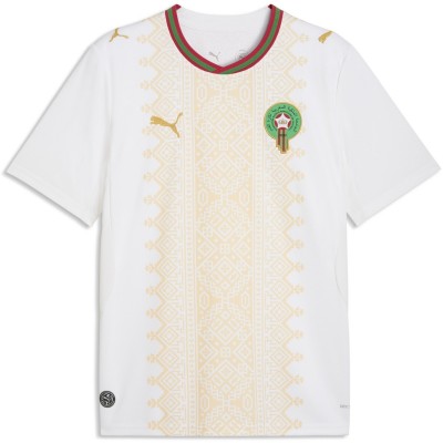 футболна,фланелка,футболни,фланелки,национални,отбори,puma,mens,morocco,away,shirt,world,cup,2026,white,gold