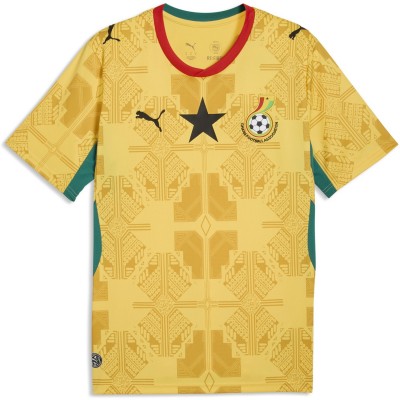 футболна,фланелка,футболни,фланелки,национални,отбори,puma,mens,ghana,away,shirt,world,cup,2026™,yellow,gold