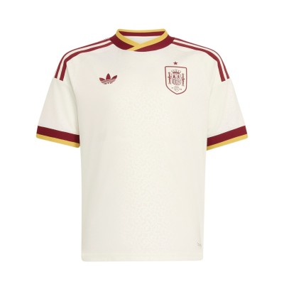 юношеска,футболна,фланелка,детски,облекла,adidas,spain,away,shirt,world,cup,™,2026,juniors,white,red