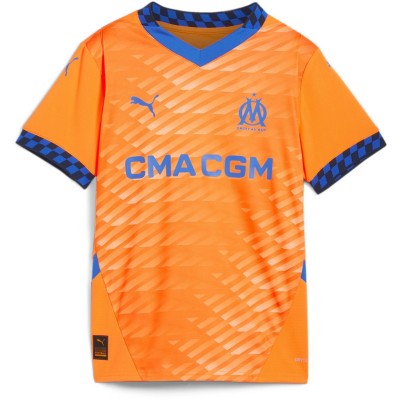 юношеска,футболна,фланелка,puma,olympique,de,marseille,third,shirt,2024,2025,juniors,orange