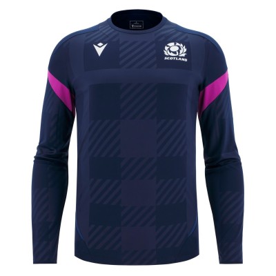 фланелка,с,дълъг,ръкав,ръгби,облекла,ръгби,фланелки,macron,scottish,long,sleeve,training,top,2025,adults,navy,sky
