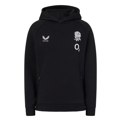 суичър,детски,горнища,с,качулка,castore,kids,england,rugby,2026,travel,hoodie,classic,black