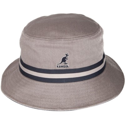 всички,шапки,плажни,шапки,мъжки,шапки,и,ръкавици,kangol,kangol,stripe,bucket,hat,grey