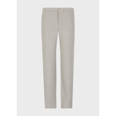 мъжки,панталони,тип,чино,emporio,armani,checkered,tapered,trouser,beige