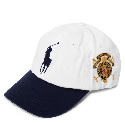 бейзболна,шапка,всички,шапки,polo,ralph,lauren,big,pony,3,woven,cotton,baseball,cap,white,nwprtnavy