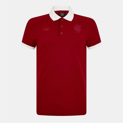 блуза,с,яка,ръгби,облекла,ръгби,фланелки,canterbury,british,and,irish,lions,classic,polo,shirt,red,dahlia