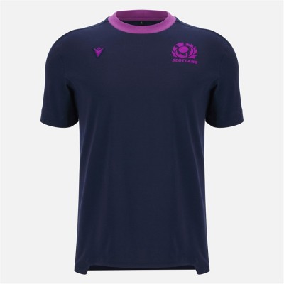 мъжка,тениска,ръгби,облекла,ръгби,фланелки,macron,scotland,rugby,t,shirt,mens,navy,sky