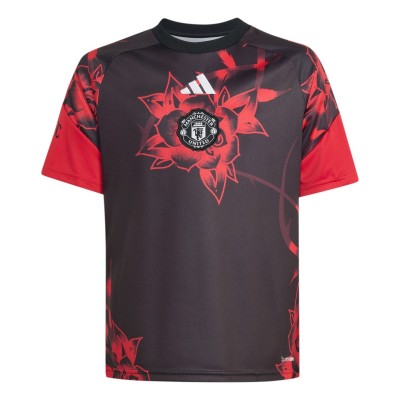 adidas,manchester,united,pre,match,shirt,2026,27,juniors,black,red