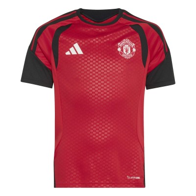футболни,фланелки,детски,тениски,футбол,adidas,manchester,united,training,top,2026,27,juniors,red,black