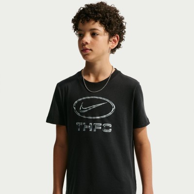 тениска,футболни,фланелки,детски,тениски,футбол,nike,thfc,swoosh,tee,jn64,black,grey