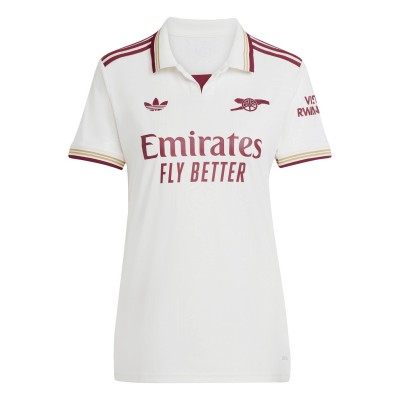дамска,футболна,фланелка,футболни,фланелки,английската,висша,лига,arsenal,дамски,топове,adidas,arsenal,third,shirt,2025,2026,womens,white,red