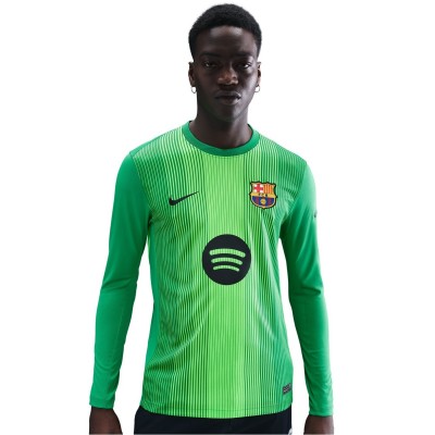мъжко,вратарско,горнище,футболни,фланелки,испания,ла,лига,fc,barcelona,nike,barcelona,long,sleeve,goalkeeper,shirt,2025,2026,mens,green