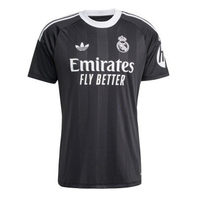 вратарско,горнище,футболни,фланелки,испания,ла,лига,real,madrid,adidas,real,madrid,third,goalkeeper,shirt,2025,2026,adults,black