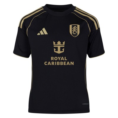 юношеска,футболна,фланелка,детски,облекла,adidas,fulham,third,shirt,2025,2026,juniors,black,gold