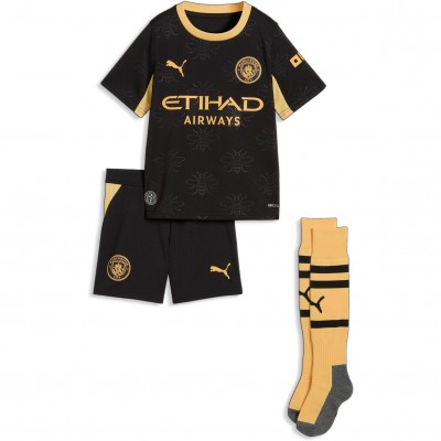 футболни,фланелки,английската,висша,лига,футбол,puma,manchester,city,away,mini,kit,2026,27,infants,black,yellow