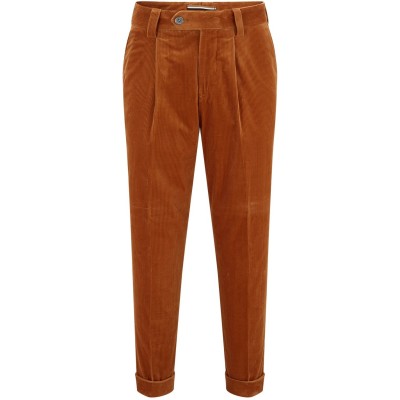 мъжки,панталони,тип,чино,boss,boss,perin,pleat,trs,sn99,rust,copper