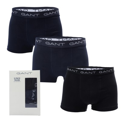 боксерки,мъжко,бельо,gant,3,pack,of,trunks,blue
