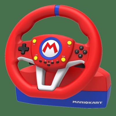 hori,nintendo,switch,mario,kart,racing,wheel,pro,mini,mario,red