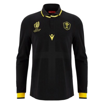 футболна,фланелка,ръгби,облекла,ръгби,фланелки,macron,wales,rugby,away,long,sleeve,shirt,2023,2024,adults,blk,y