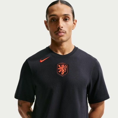 тениска,футболни,фланелки,футбол,nike,men,s,netherlands,short,sleeve,t,shirt,black,orange