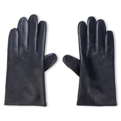 зимни,аксесоари,boss,gioli,leather,gloves,dark,blue