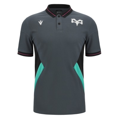 блуза,с,яка,ръгби,облекла,ръгби,фланелки,macron,ospreys,polo,shirt,2023,2024,adults,grey