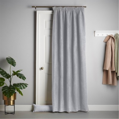 alan,symonds,velvet,chenille,pencil,pleat,thermal,door,curtain,silver