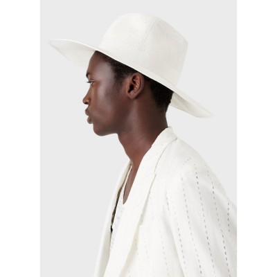 всички,шапки,emporio,armani,straw,hat,white