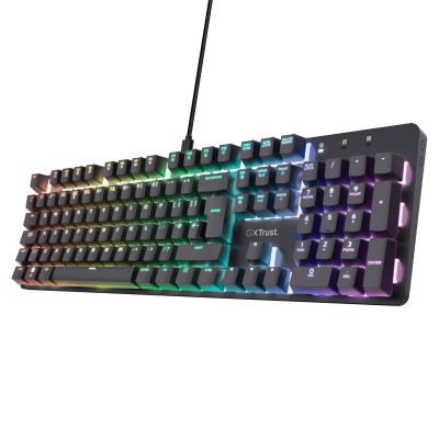 игри,и,технологии,trust,gxt,871,zora,mechanical,gaming,keyboard,black,multi