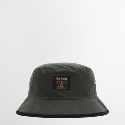 плажни,шапки,аксесоари,на,разпродажба,мъжки,шапки,и,ръкавици,barbour,men's,field,waxed,bucket,hat,sage