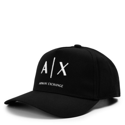 плажни,шапки,мъжки,шапки,и,ръкавици,armani,exchange,baseball,hat,black,whte,logo