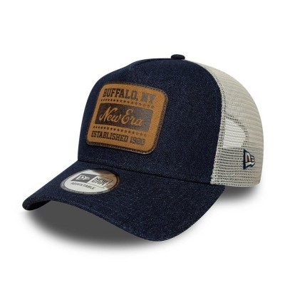 шапка,всички,шапки,new,era,patch,adjustable,trucker,cap,ne,blue,denim