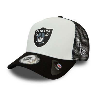шапка,плажни,шапки,new,era,a,frame,adjustable,trucker,cap,raiders,black